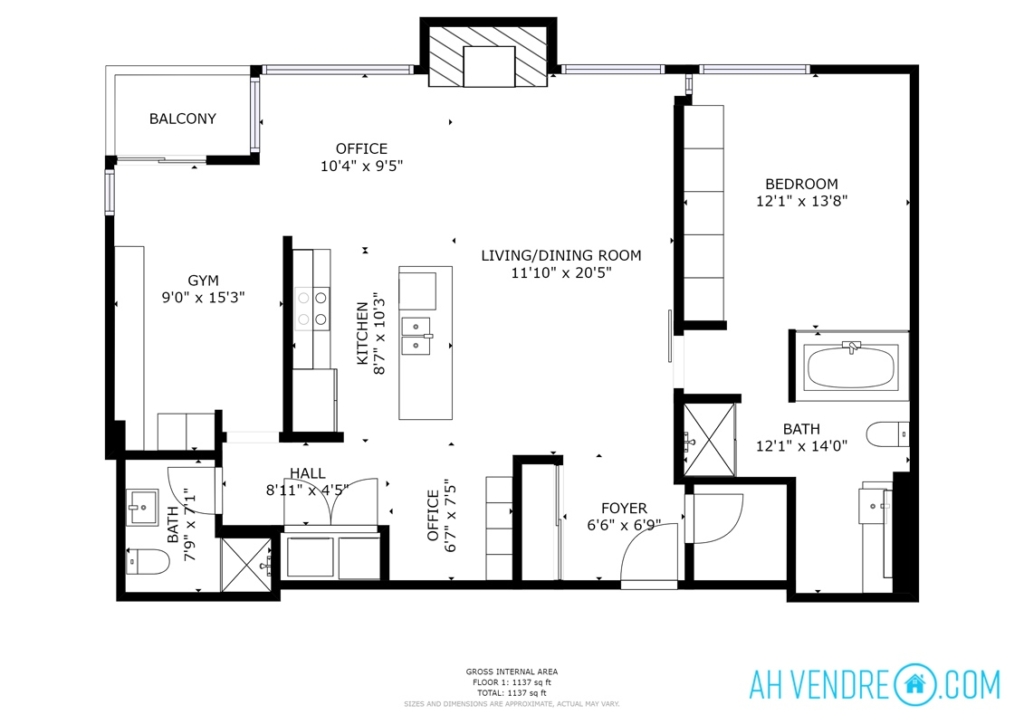 Exemple de plan d'étage
